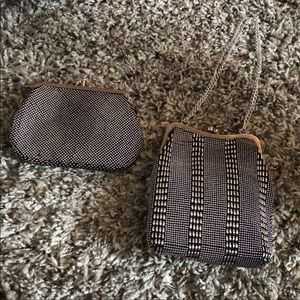 Vintage Kiss Lock Bag Set EUC